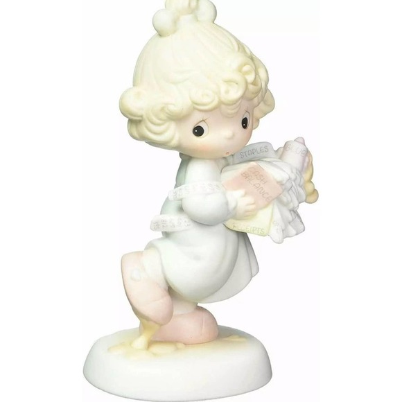 Precious Moments, Lord Help Me Stick To My Job-Collectible Figurine - Picture 1 of 4